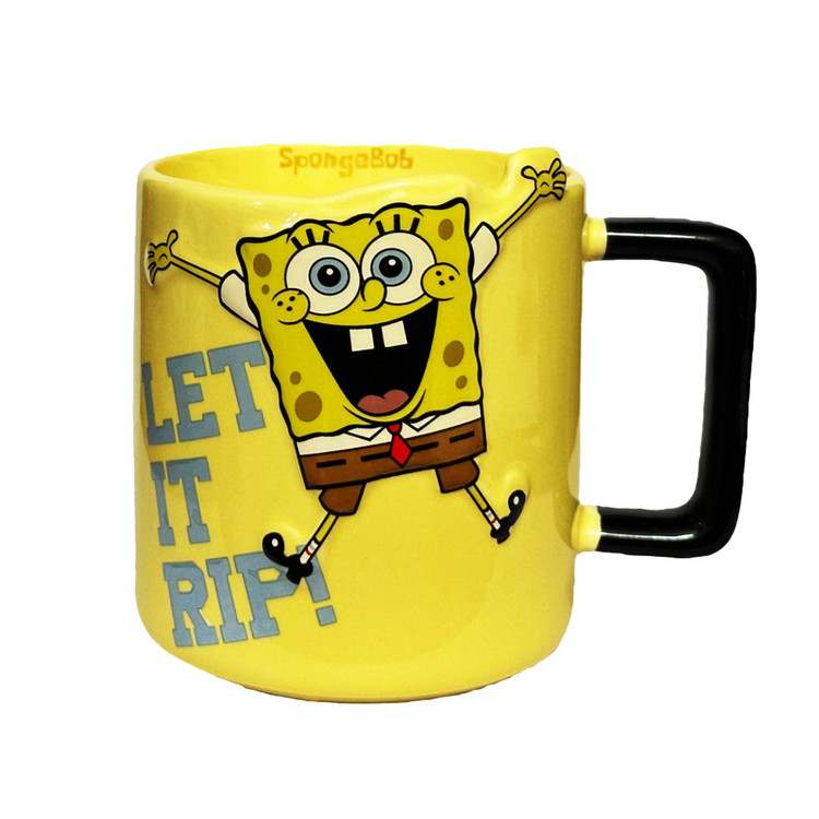 ماگ با طرح باب اسفنجی